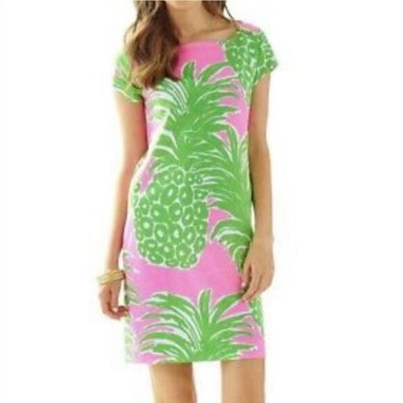 Lilly Pulitzer Loren, pineapple tee dress. - Picture 1 of 6
